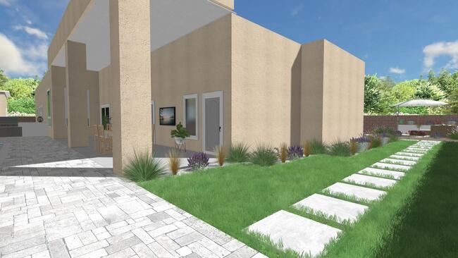 Beautiful backyard design